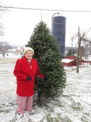 Old Fort Family Has Unique Holiday Tradition, Atop Silo