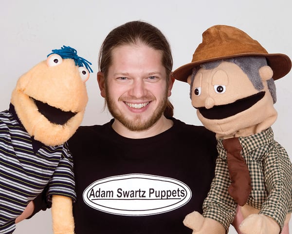 Artist of the Month: Adam Swartz teaches entertaining life lessons through his puppetry