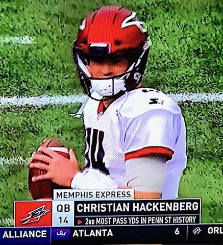 Christian Hackenberg AAF debut: Former NFL QB struggles in Memphis start -  Sports Illustrated