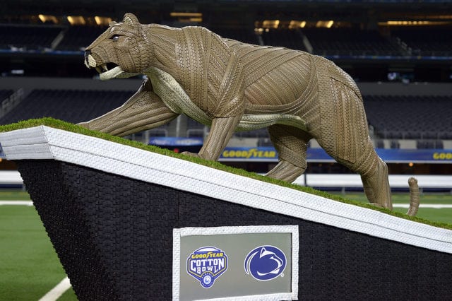 TIRE ART MASCOTS FOR BOWL-BOUND TEAMS CELEBRATED AT THE 87TH GOODYEAR COTTON  BOWL CLASSIC