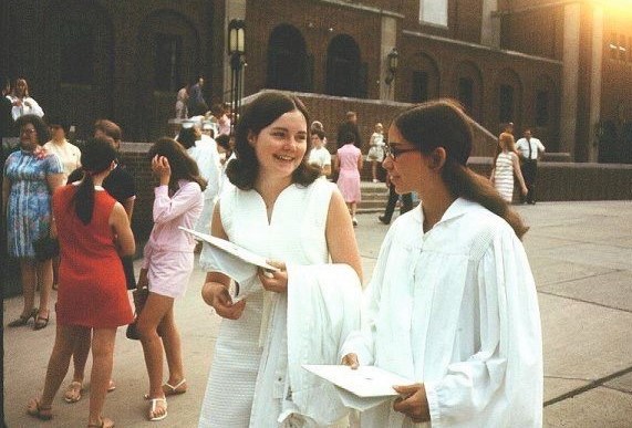 State College - 1 Graduation w Barbara Porter Fratila, Debbie Swingler Whiteside