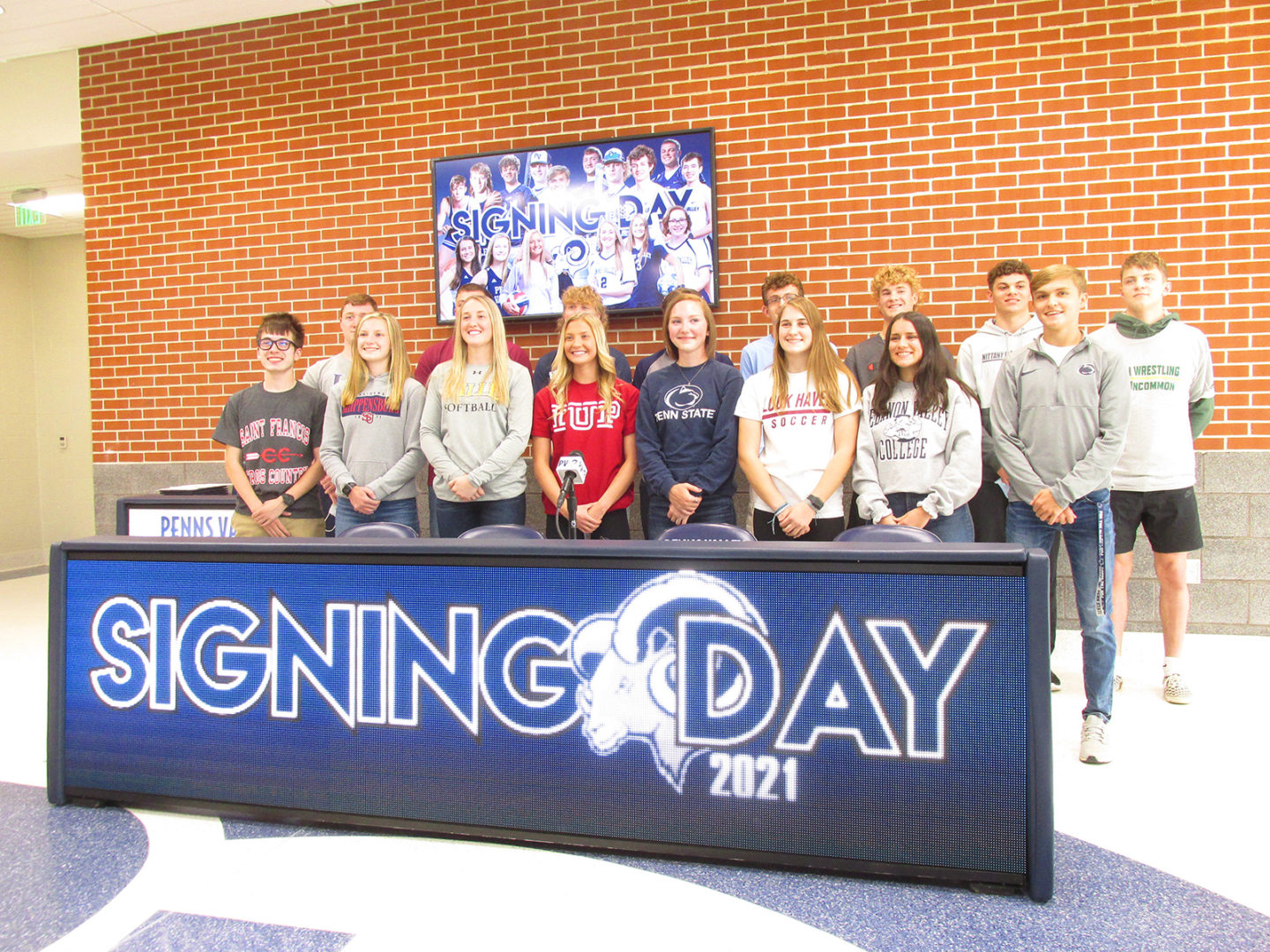 PV holds signing day ceremony for collegebound athletes Centre