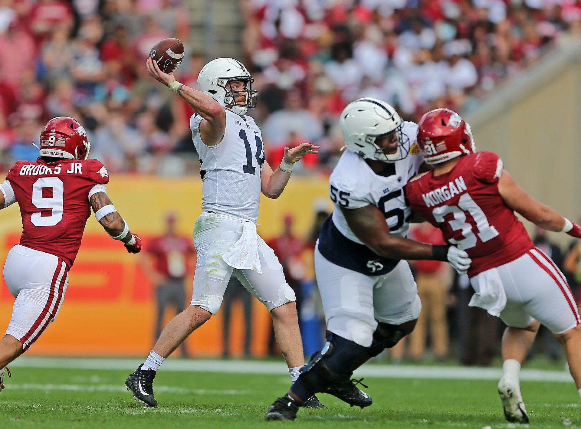 Penn State freshmen in uniform at football picture day; Scenes from the  event 