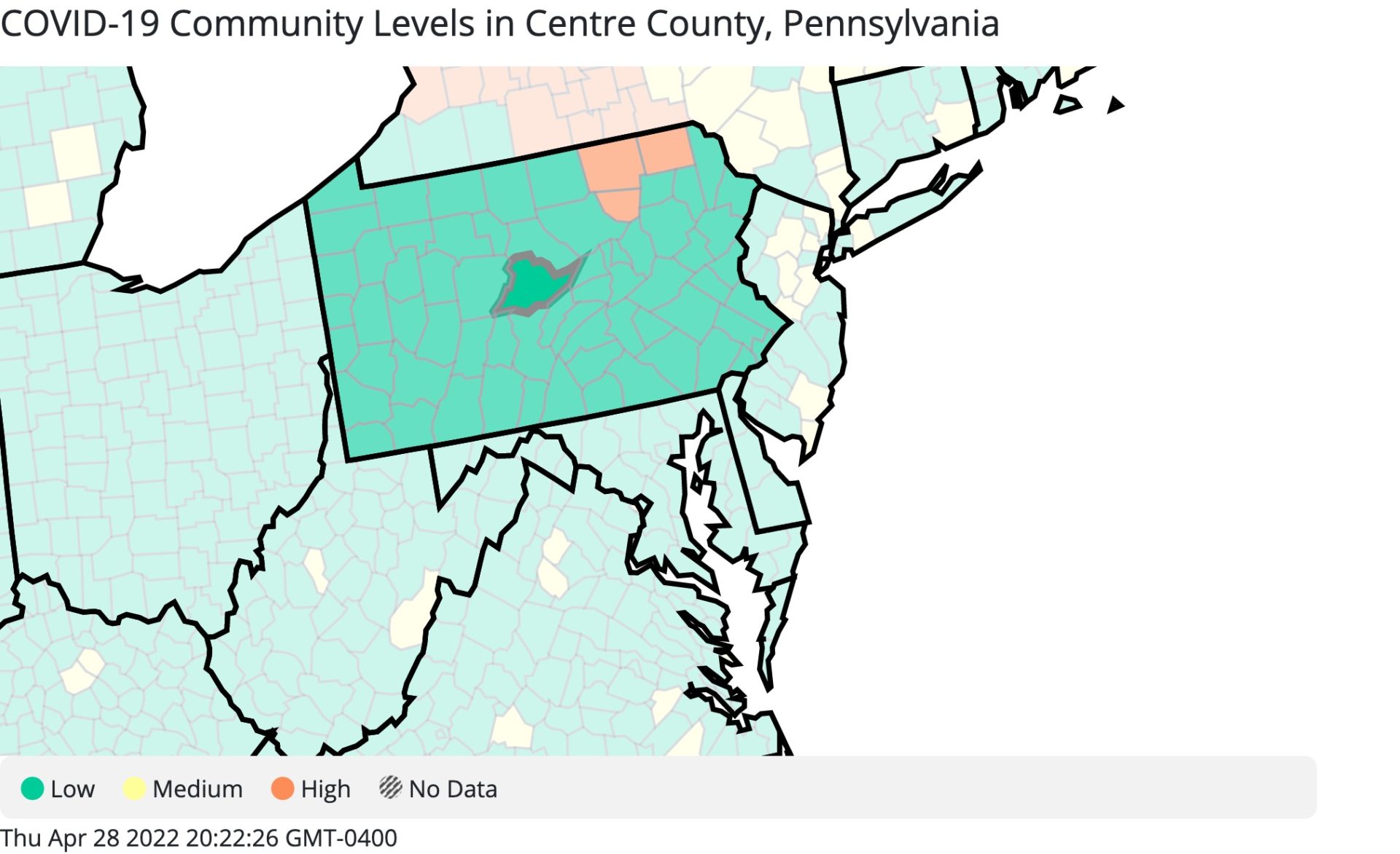 State College - Centre_County_Pennsylvania_COVID-19_Community_Levels