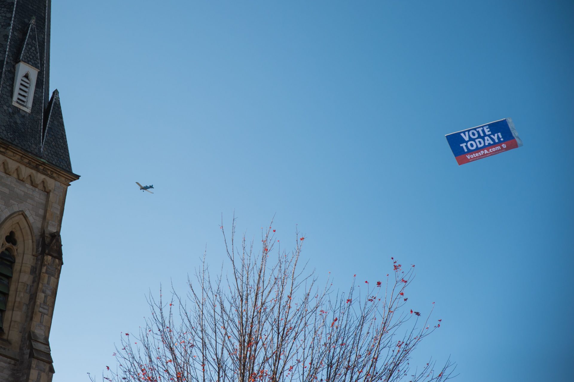 State College - vote today banner - spotlight