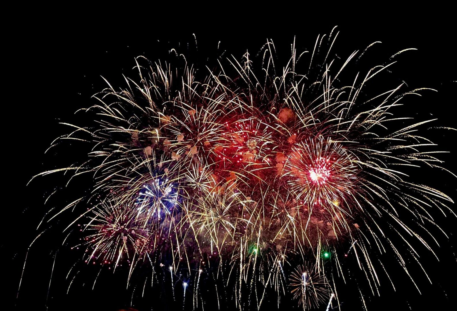 Fireworks light up the sky over Medlar Field at Lubrano Park on July 4, 2021. Central PA 4th Fest will return to Medlar Field with a ticketed event for 2022.