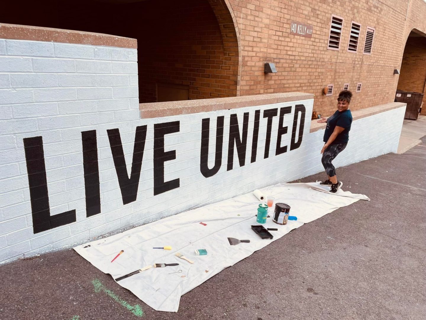 Centre County United Way Creating Community Mural During Arts Fest