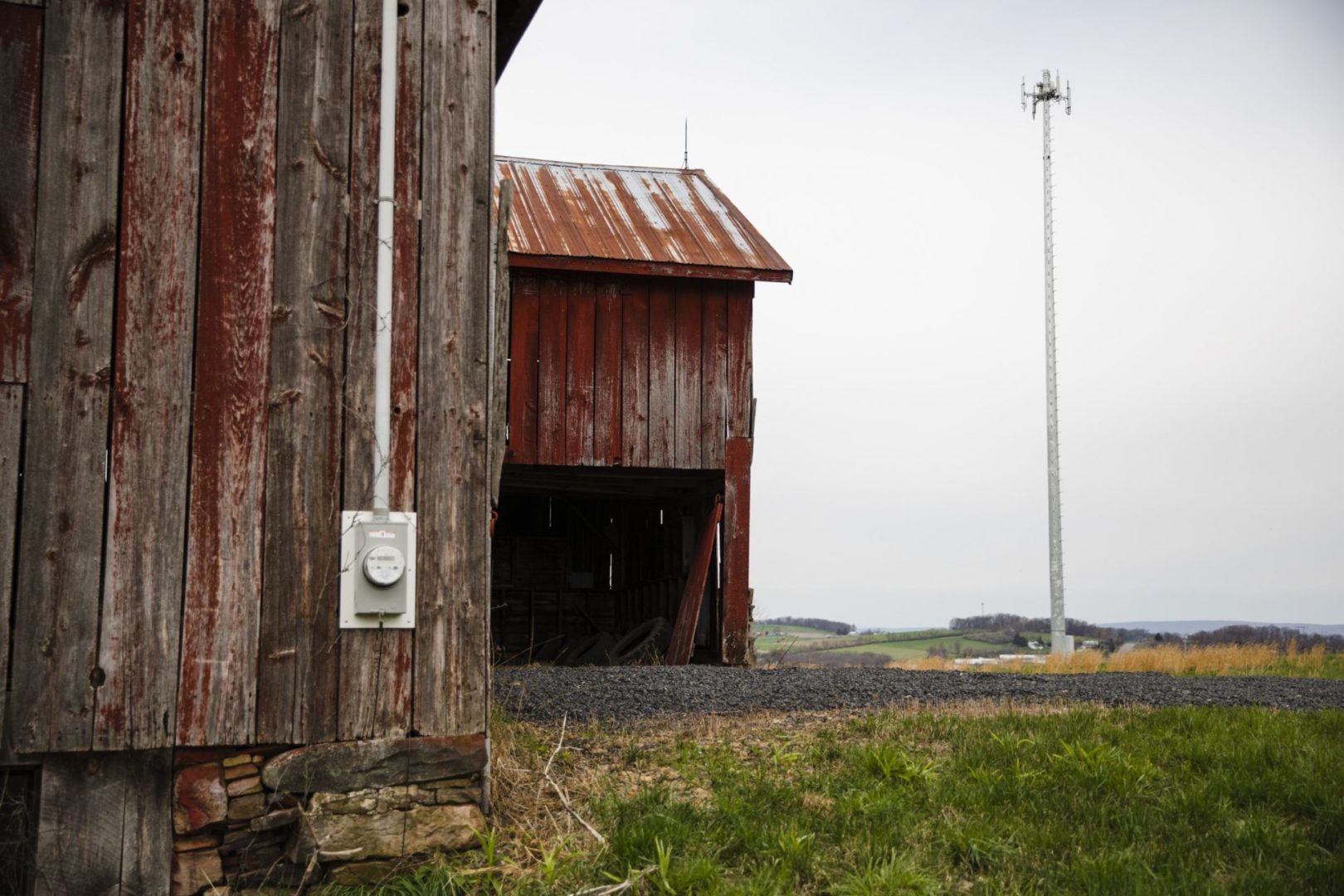 State College - broadband tower - spotlight - credit Amanda Berg