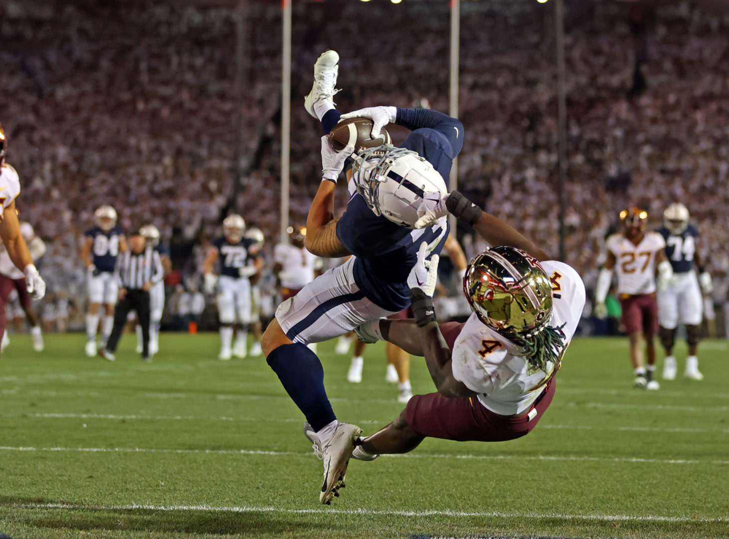 Penn State Football Washington Catch Gives Him First Touchdown of the