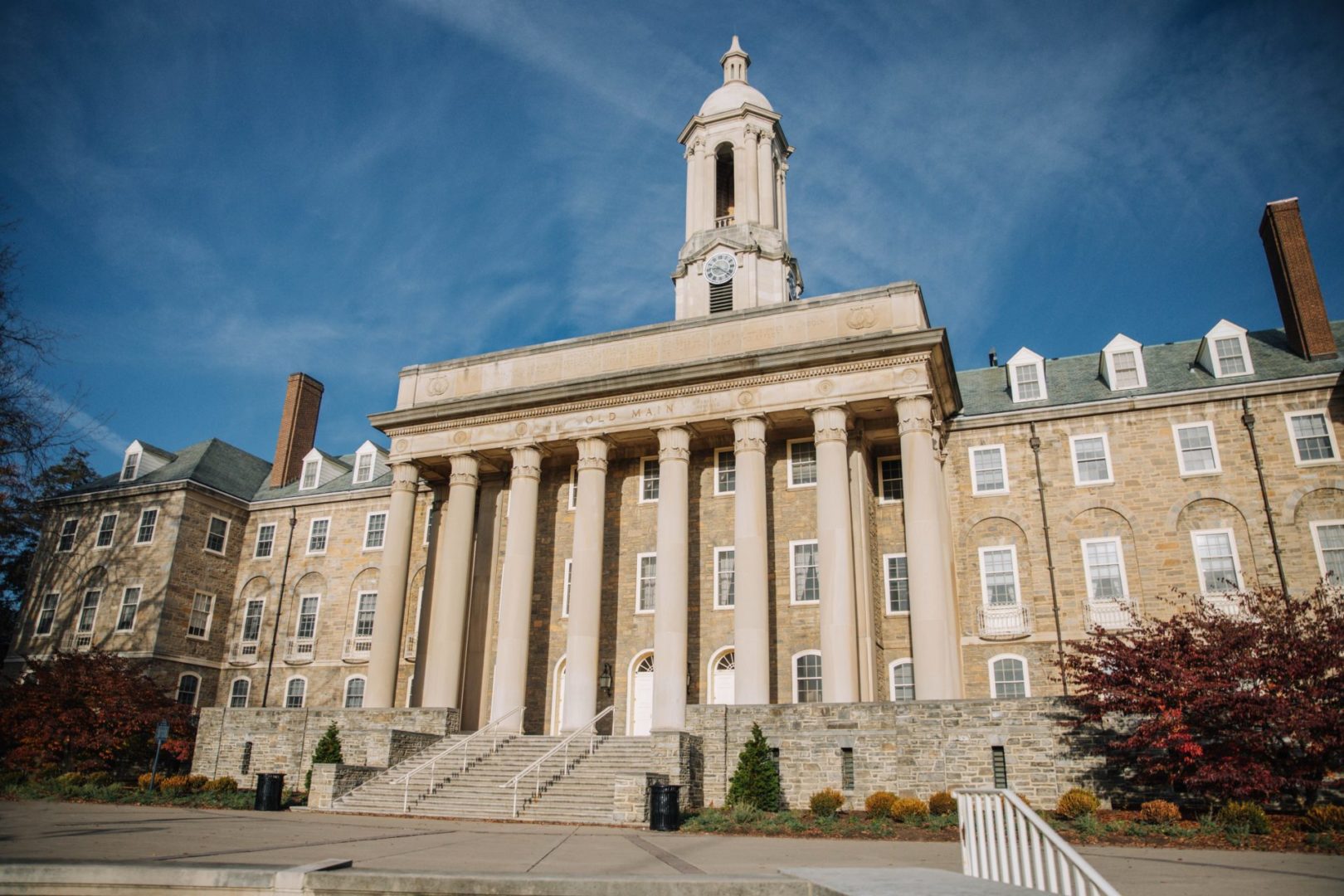 State College - penn state old main spotlight pa credit georgianna sutherland