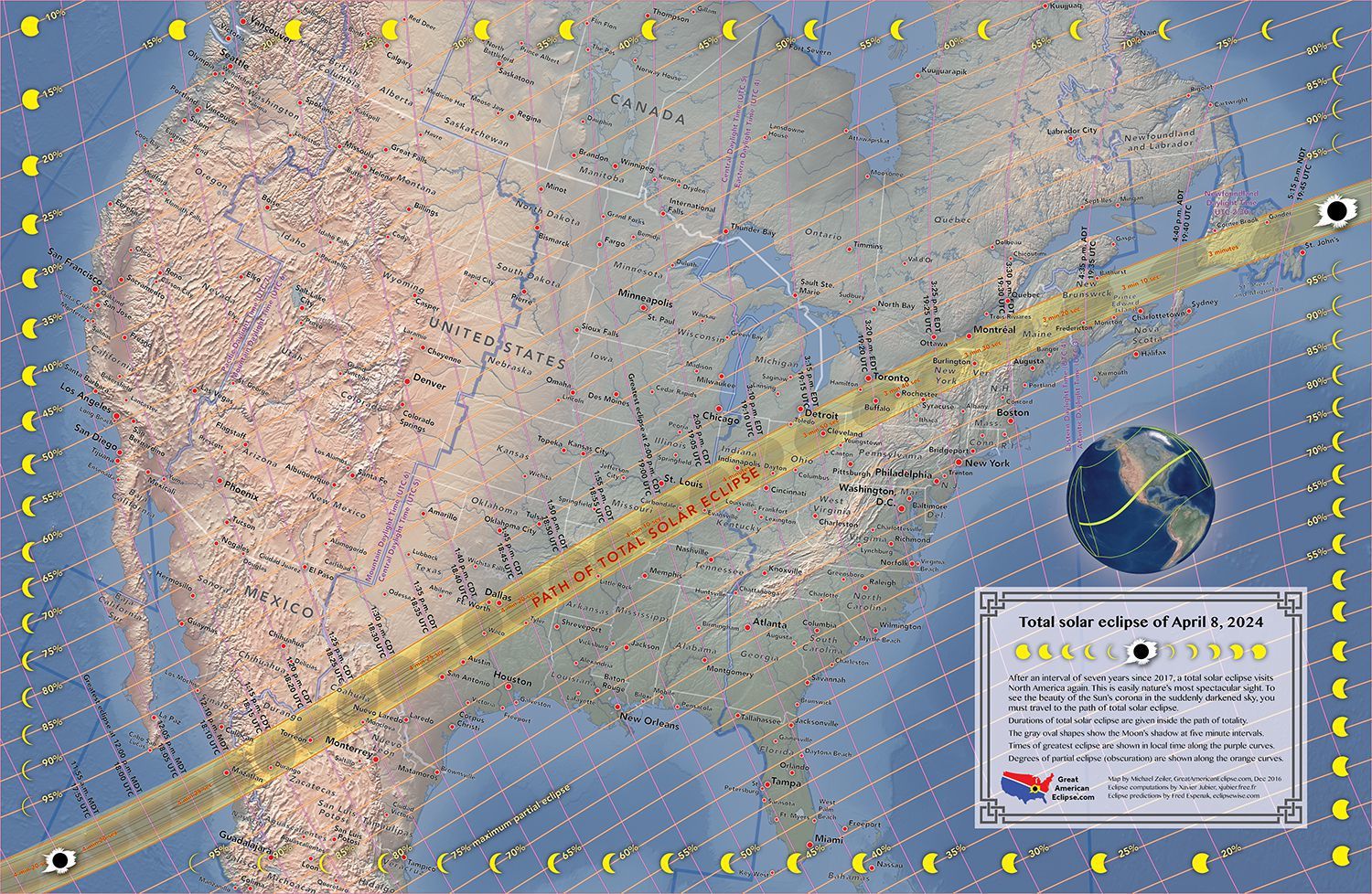 Map Of Eclipse 2024 Erie Pa Wren Amberly