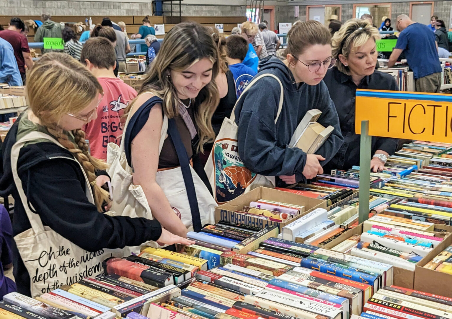 Used Book Sale Raises 187,000 for AAUW State College's Efforts to