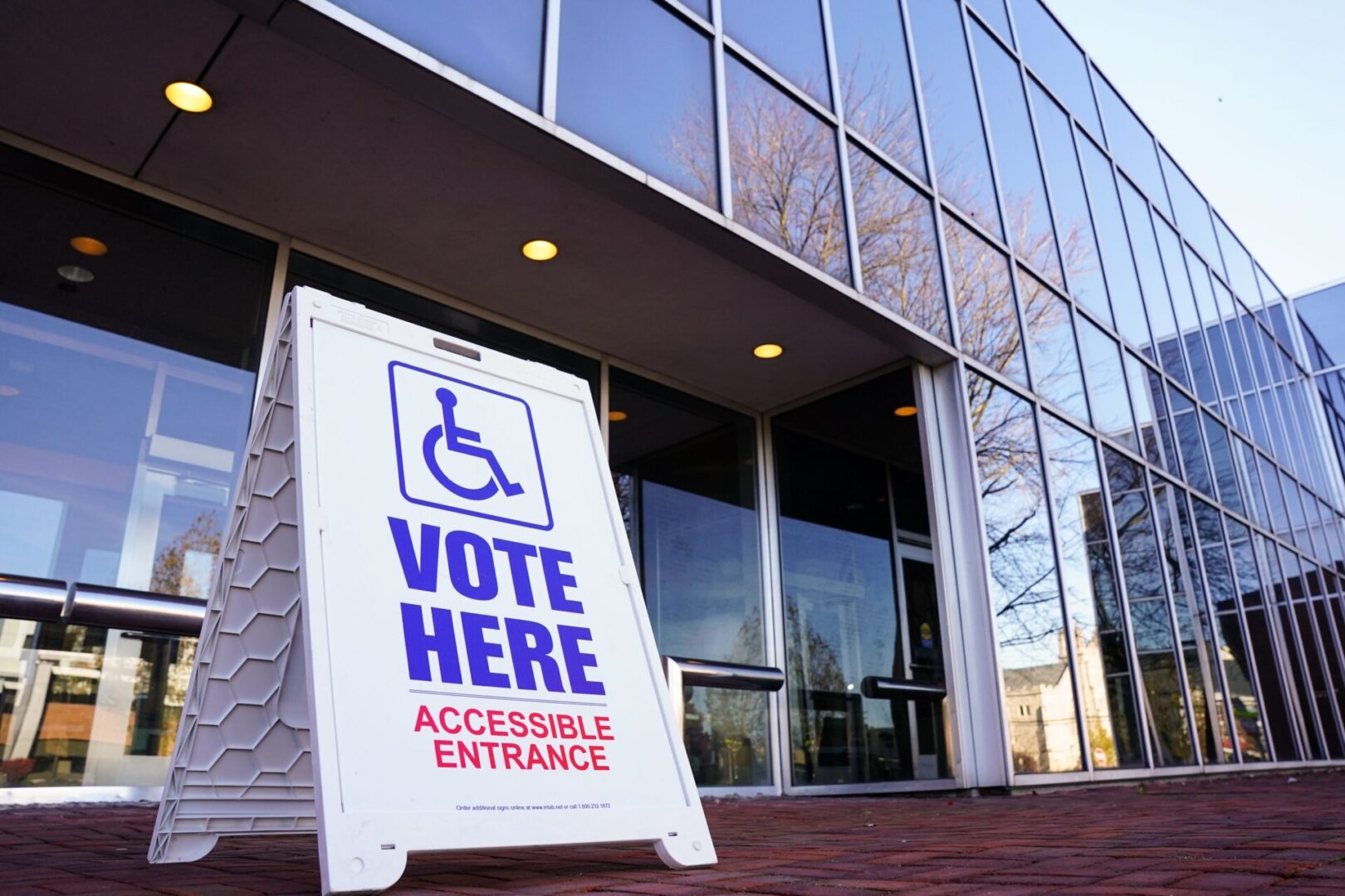 State College - voting sign allentown credit matt smith spotlight