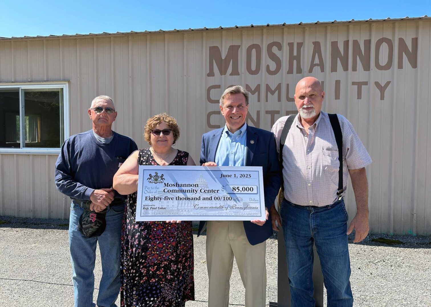 State Funding to Support Repairs and Upgrades at Moshannon Community Center