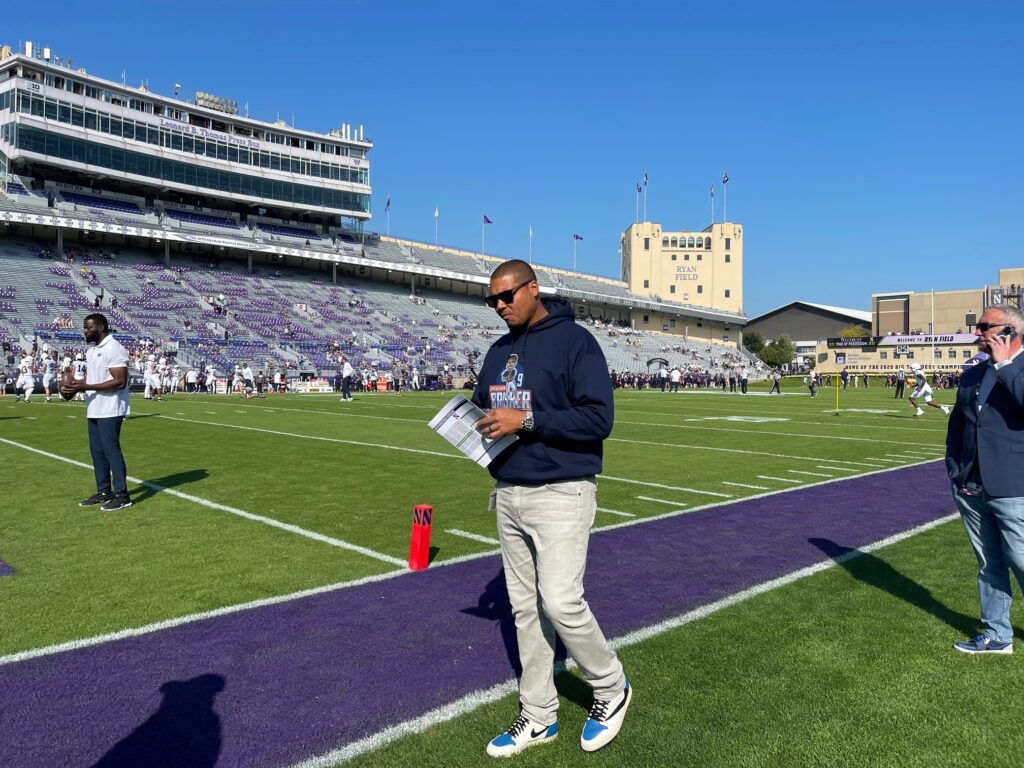 Bears GM Ryan Poles attending Penn State-Northwestern game