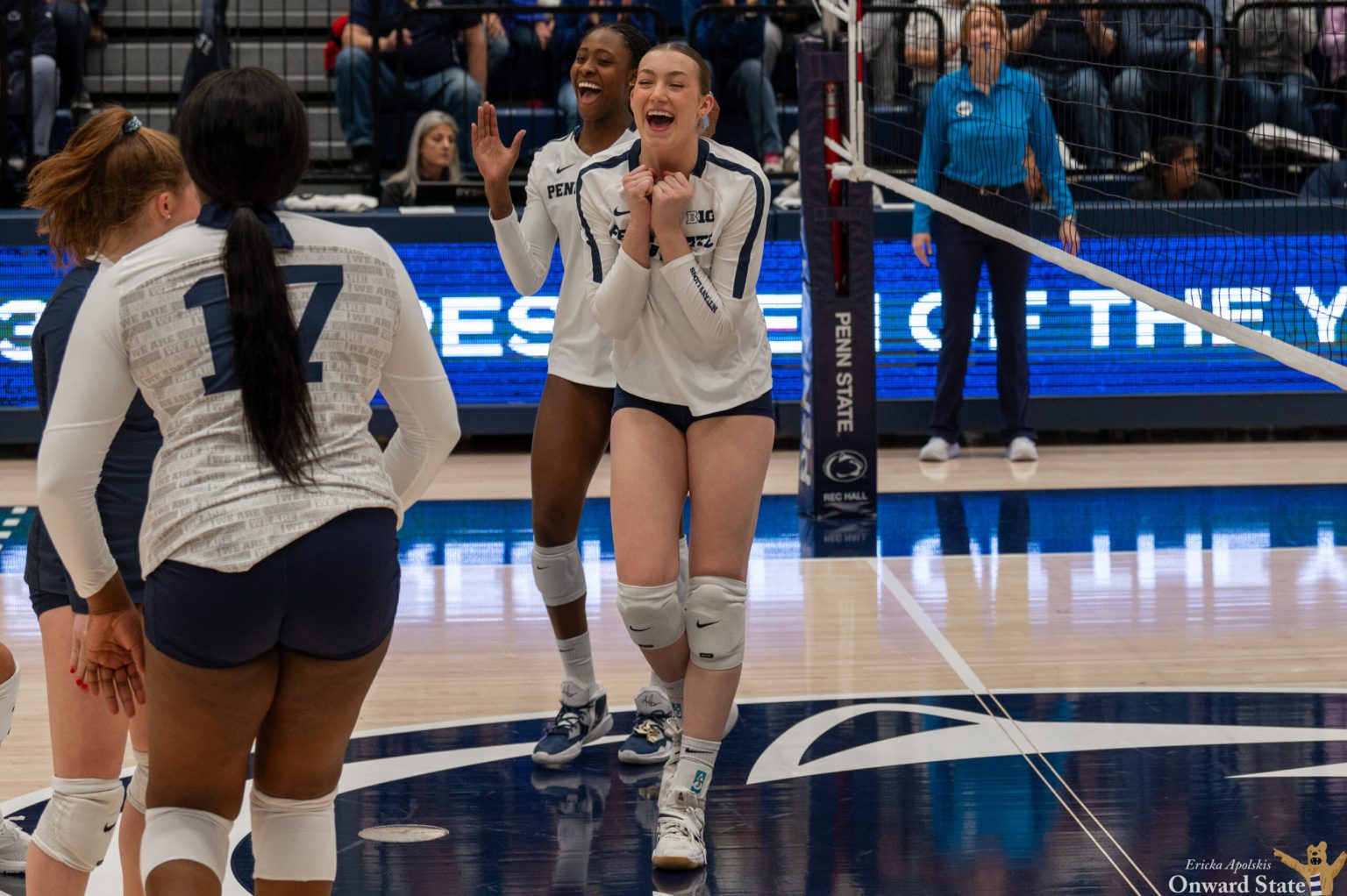 Penn State Womens Volleyball Pushes Past Kansas 3 2 To Advance In Ncaa Tournament State