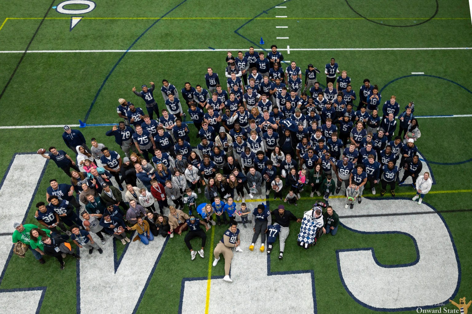 Penn State Football Team Hosts THON Explorers Program