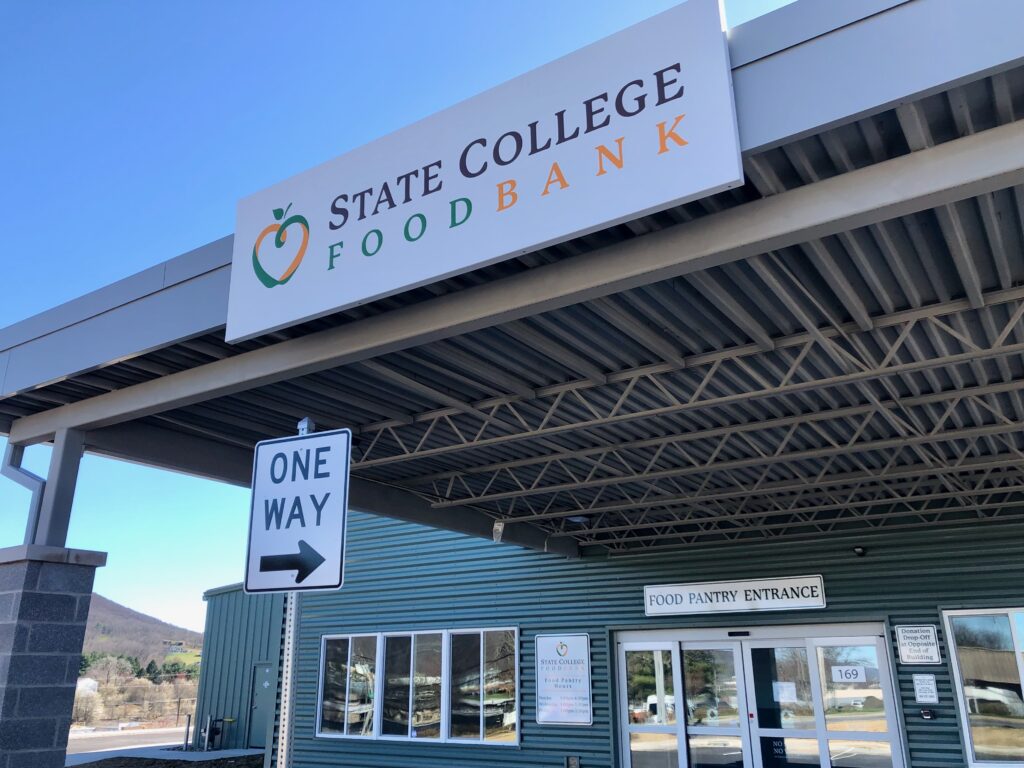 State College Food Bank entrance