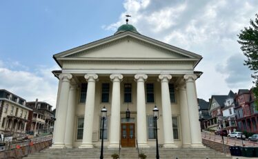 The Centre County Courthouse in Bellefonte on July 25, 2024.