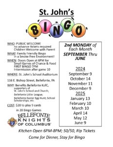 BINGO Year Advertisement24-25