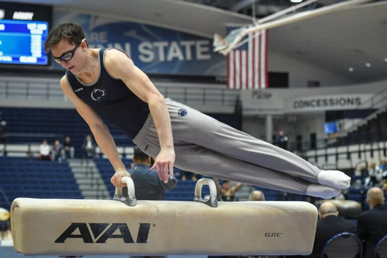 Two-time Olympic medalist and former Penn State gymnast Stephen Nedoroscik will compete on the 33rd season of ABC’s “Dancing with the Stars,” set to air starting on Tuesday, Sept. 17. Courtesy of Penn State Athletics