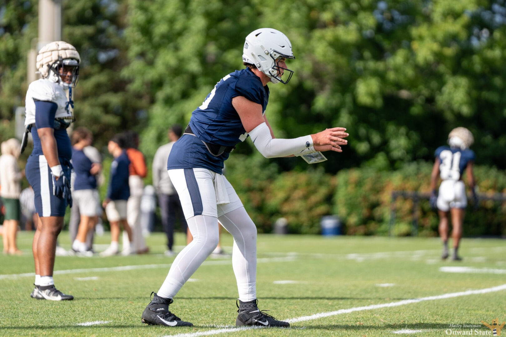 Observations from training at Penn State: Drew Allar and receivers hit deep balls