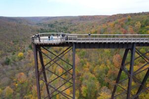 Catch Fall-Foliage Views From the Kinzua Bridge Skywalk Before Renovations Begin