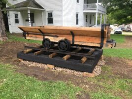 David House Heritage Museum Coal Car Restored to Its Former Glory