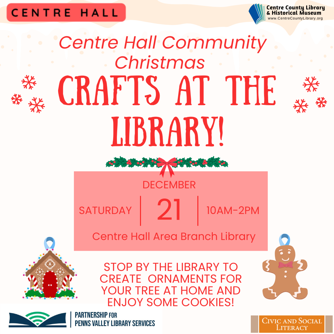 State College - Centre Hall Community Christmas at the LIBRARY! (Instagram Post) (1)