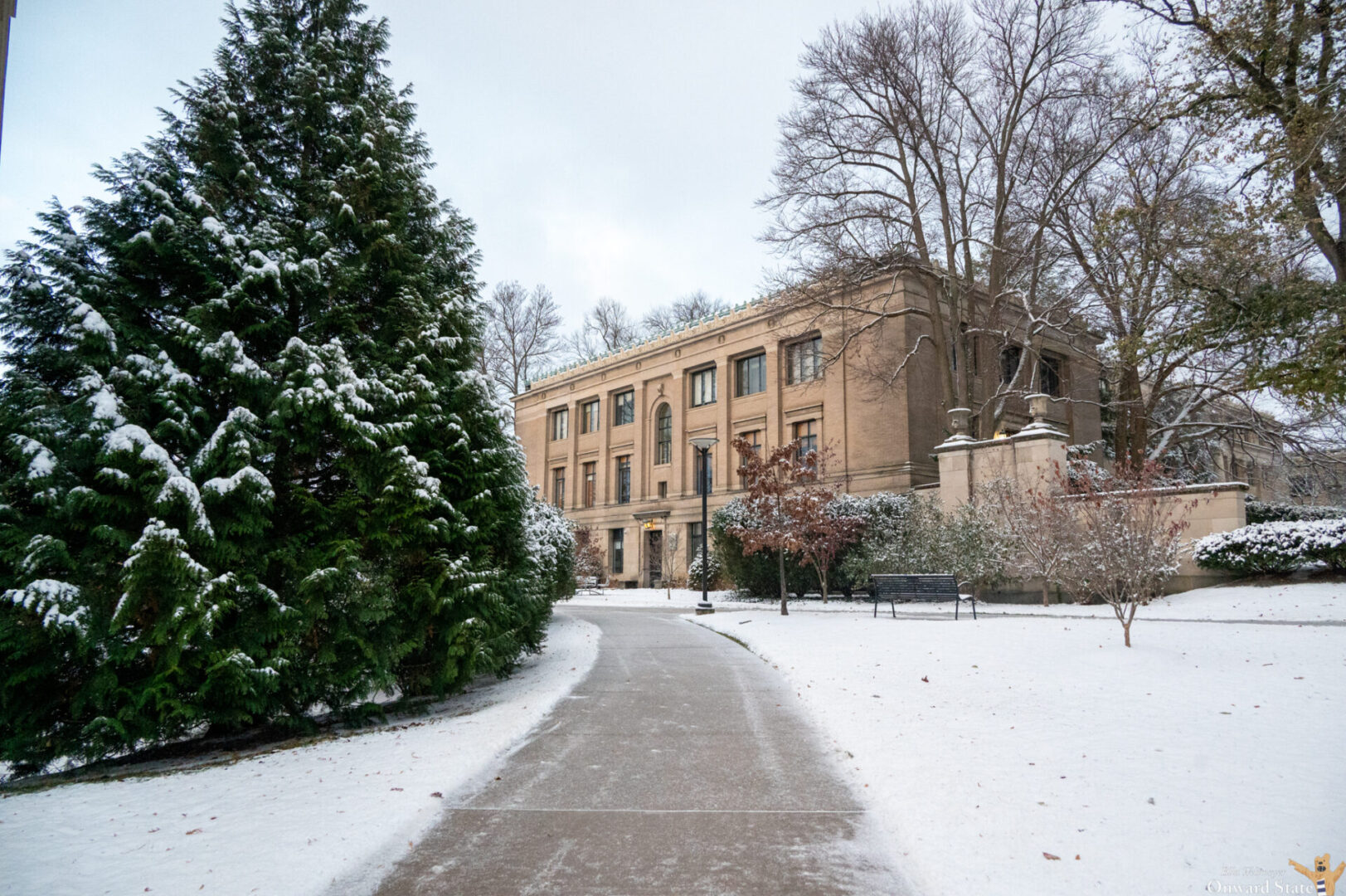 State College - snow campus 12-5-24