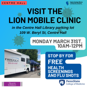 Mobile Health Unit Poster March (Instagram Post) – Kathleen Edwards